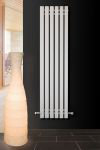 Belfry Heating Andy Vertical Designer Radiator Belfry Heating Size: 180 cm H x 43.5 cm W x 11.9 cm D, Finish: Silver  - Size: Belfry Heating Andy Vertical Designer Radiator Belfry Heating Size: 180 cm H x 43.5 cm W x 11.9 cm D, Finish: Silver  - Size: