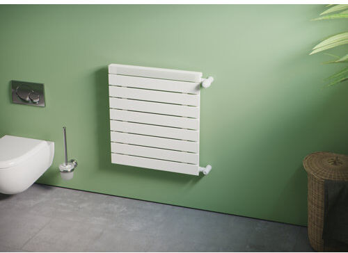 Belfry Heating Aniya Horizontal Flat Panel Radiator Belfry Heating Size: 50cm H x 60cm W x 7cm D  - Size: 60cm H x 180cm W x 7.4cm D Belfry Heating Aniya Horizontal Flat Panel Radiator Belfry Heating Size: 50cm H x 60cm W x 7cm D  - Size: 60cm H x 180cm W x 7.4cm D