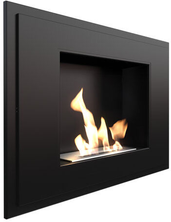Kratki Almeria Recessed Wall Mounted Bio Ethanol Fire Kratki  - Size: 40.5cm H x 86.5cm W x 19.5cm D Kratki Almeria Recessed Wall Mounted Bio Ethanol Fire Kratki  - Size: 40.5cm H x 86.5cm W x 19.5cm D