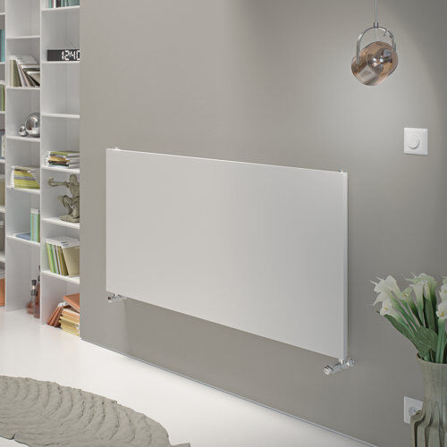 Belfry Heating Andrew Horizontal Flat Panel Radiator Belfry Heating Radiator Colour: White, Size: 60cm H x 120cm W x 7.4cm D  - Size: 180cm H x 60cm W x 7.4cm D Belfry Heating Andrew Horizontal Flat Panel Radiator Belfry Heating Radiator Colour: White, Size: 60cm H x 120cm W x 7.4cm D  - Size: 180cm H x 60cm W x 7.4cm D