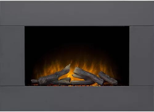 Adam Carina Wall Mounted Electric Fire Adam Finish: Black  - Size: 97cm H X 103cm W X 27cm D