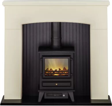 Adam Derwent Electric Fire Suite Adam  - Size: 100cm H X 100cm W X 35cm D