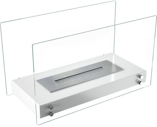 Kratki Hotel Fire Kratki Finish: White  - Size: 49cm H x 23.5cm W x 17.7cm D Kratki Hotel Fire Kratki Finish: White  - Size: 49cm H x 23.5cm W x 17.7cm D