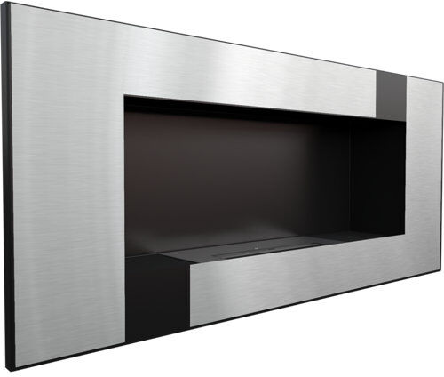 Kratki Dorsey Recessed Wall Mounted Bio Ethanol Fire Kratki Size: 43cm H x 92.5cm W x 20cm D  - Size: 52cm H x 73.5cm W x 32cm D Kratki Dorsey Recessed Wall Mounted Bio Ethanol Fire Kratki Size: 43cm H x 92.5cm W x 20cm D  - Size: 52cm H x 73.5cm W x 32cm D