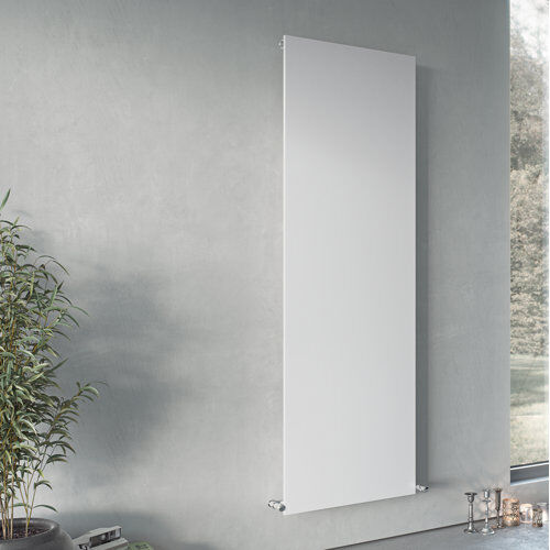 Belfry Heating Andrew Vertical Flat Panel Radiator Belfry Heating Radiator Colour: Anthracite, Size: 180cm H x 60cm W x 8.6cm D  - Size: 120cm H x 60cm W x 7.4cm D Belfry Heating Andrew Vertical Flat Panel Radiator Belfry Heating Radiator Colour: Anthracite, Size: 180cm H x 60cm W x 8.6cm D  - Size: 120cm H x 60cm W x 7.4cm D