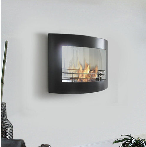 PURLINE Perseo Wall Mounted Bio Ethanol Fire PURLINE  - Size: 70cm H X 55cm W X 25cm D PURLINE Perseo Wall Mounted Bio Ethanol Fire PURLINE  - Size: 70cm H X 55cm W X 25cm D