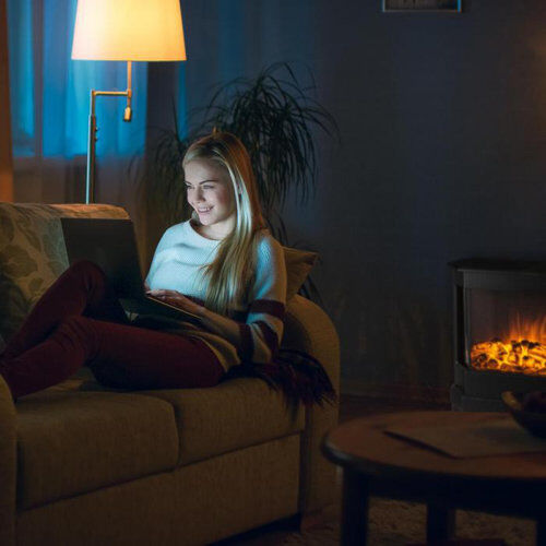 Klarstein Castillo Electric Stove Klarstein  - Size: 42cm H X 42cm W X 48cm D Klarstein Castillo Electric Stove Klarstein  - Size: 42cm H X 42cm W X 48cm D