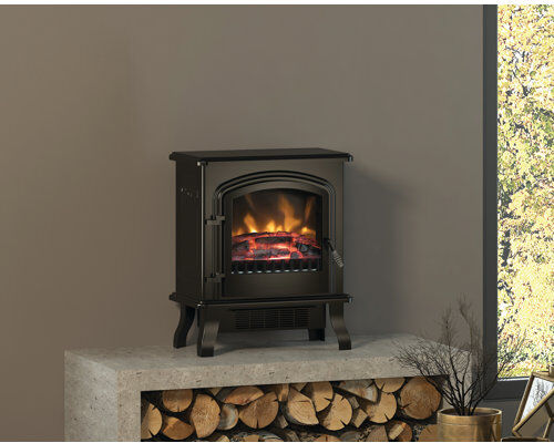BeModern Colman Freestanding Electric Stove BeModern Finish: Matt black  - Size: BeModern Colman Freestanding Electric Stove BeModern Finish: Matt black  - Size: