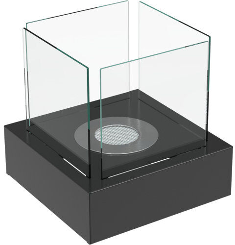 Kratki Tango Bio Ethanol Fire Kratki Size: 50.5cm H x 45.5cm W x 45.5cm D, Finish: Black  - Size: 91cm H X 84cm W X 54cm D Kratki Tango Bio Ethanol Fire Kratki Size: 50.5cm H x 45.5cm W x 45.5cm D, Finish: Black  - Size: 91cm H X 84cm W X 54cm D