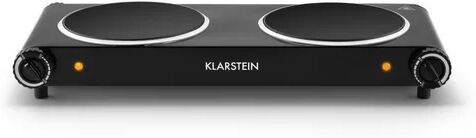Klarstein Captain Double Electric Hob Klarstein Colour: Black  - Size: 145cm H X 7cm W X 22cm D Klarstein Captain Double Electric Hob Klarstein Colour: Black  - Size: 145cm H X 7cm W X 22cm D