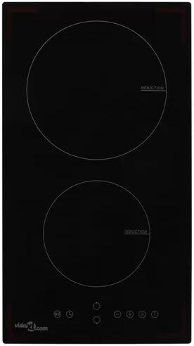 Symple Stuff Double Induction Hob Symple Stuff  - Size: 5cm H X 28cm W X 52cm D