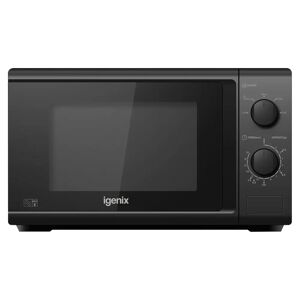 Igenix 20L 800W Manual Microwave black 25.9 H x 44.0 W x 34.3 D cm