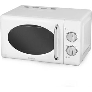 Tower T24017 20L Manual Microwave with 800W Power Output and 30 Minute Timer, Stainless Steel white 26.0 H x 44.0 W x 39.0 D cm