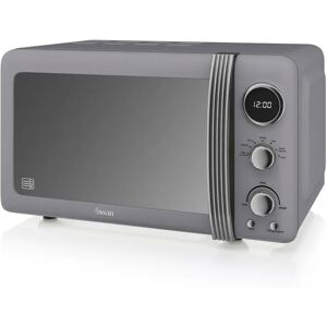 Swan 20L 800W Countertop Microwave gray 25.2 H x 44.0 W cm