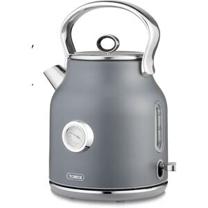 Tower Renaissance 1.7 Litre, 3000W Ultra-Fast Quiet Boil Kettle 26.4 H x 19.5 W x 18.1 D cm