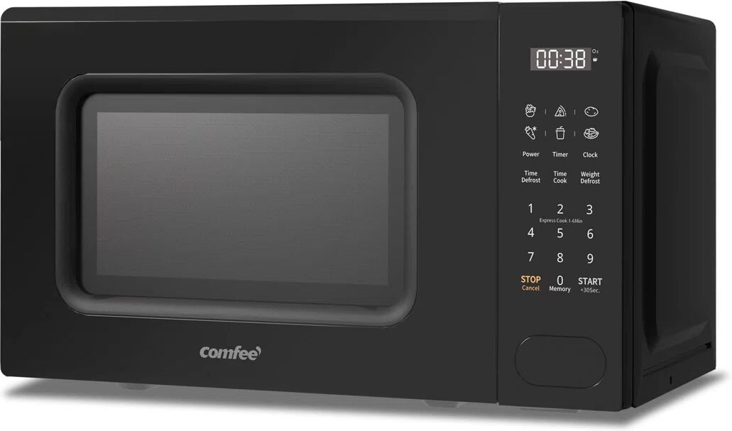 Living And Home 44cm 20m³ L External Accent Microwave with Sensor Cooking and Air Frying Capability black 25.9 H x 44.0 W x 31.9 D cm