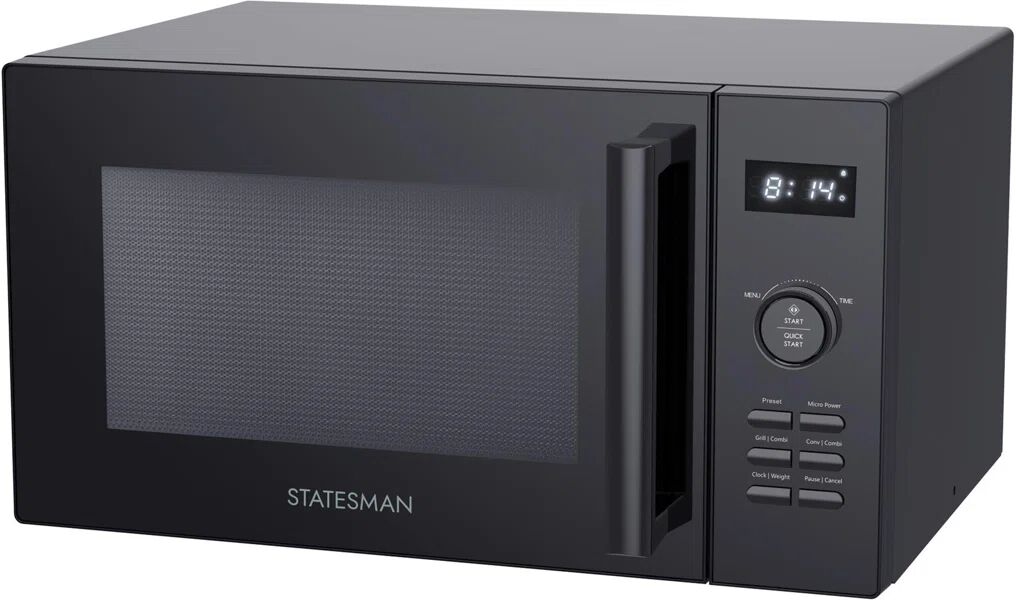 Statesman 25L 900W Digital Combination Microwave black 28.1 H x 48.3 W x 45.0 D cm