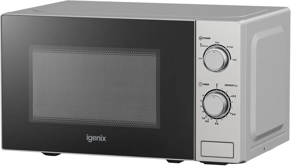 Igenix 20L 800W Countertop Microwave gray 25.9 H x 44.0 W x 33.9 D cm