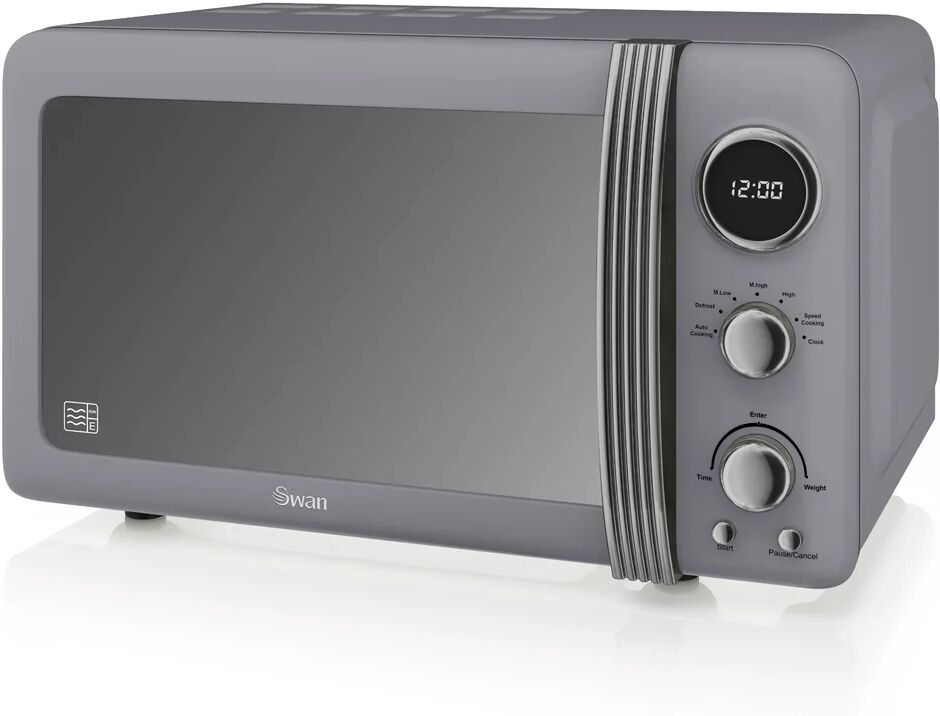 Swan 20L 800W Countertop Microwave gray 25.2 H x 44.0 W cm