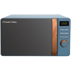 Russell Hobbs RHMD714G-MN Scandi Compact Digital Microwave 17L Grey Blue 25.6cm H X 45.1cm W X 32.6cm D