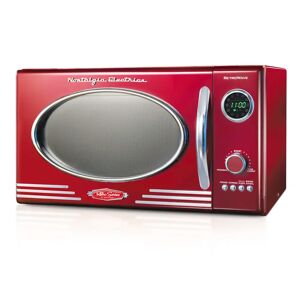 Nostalgia 25 L 900W Countertop Microwave red 27.31 H x 49.0 W x 41.91 D cm