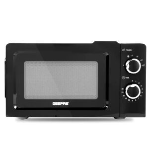 Geepas 700W Solo Manual Microwave 5 Power Levels 20L 44.0 H x 34.0 W x 24.0 D cm