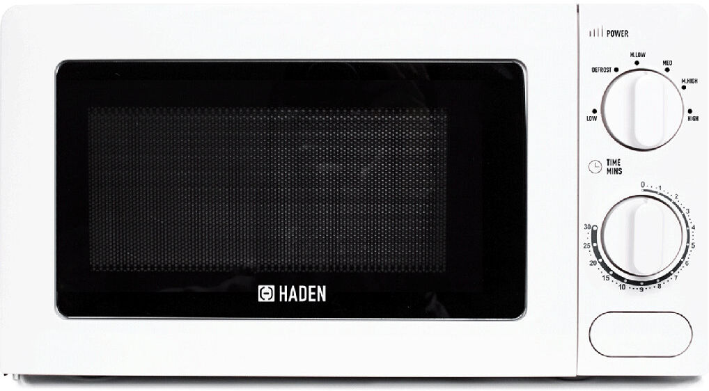 HADEN Chester 17L 700W Countertop Microwave White 33.8cm H X 44.6cm W X 24.8cm D