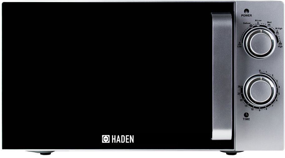 HADEN 20 L 700W Countertop Microwave Silver 26cm H X 45cm W X 35cm D