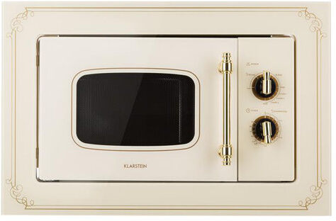 Klarstein Victoria 20 L 800W Built-In Microwave Klarstein Colour: Cream  - Size: 66.04cm H x 101.6cm W x 3.81cm D Klarstein Victoria 20 L 800W Built-In Microwave Klarstein Colour: Cream  - Size: 66.04cm H x 101.6cm W x 3.81cm D