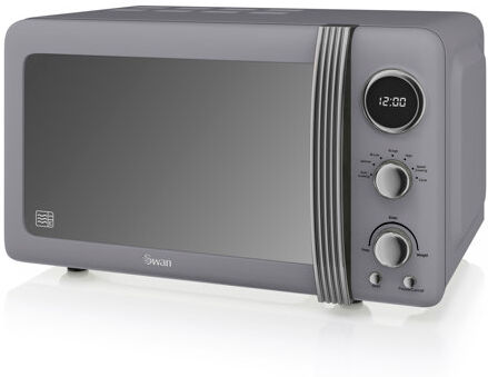 Swan Retro 20 L 800W Countertop Microwave Swan  - Size: 75cm H X 100cm W X 30cm D Swan Retro 20 L 800W Countertop Microwave Swan  - Size: 75cm H X 100cm W X 30cm D