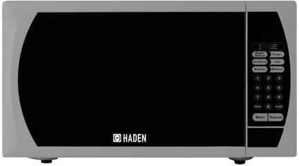 HADEN 20 L 800W Countertop Microwave HADEN Colour: Silver  - Size: 29cm H X 49cm W X 38cm D