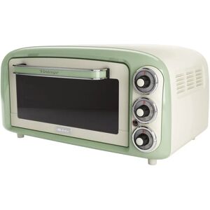 Ariete Vintage Electric 18L Mini Oven Cream green 24.5 H x 47.5 W x 40.0 D cm