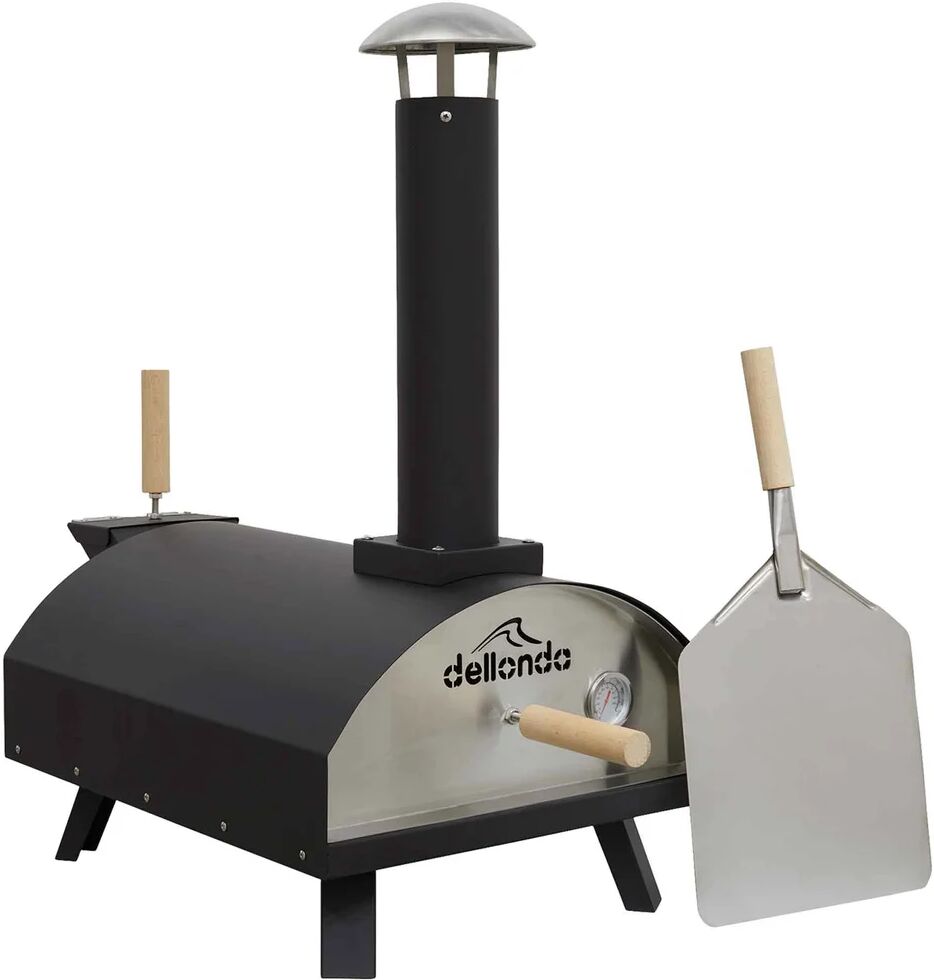 Dellonda Pizza Oven gray/black 30.0 H x 62.0 W x 52.0 D cm