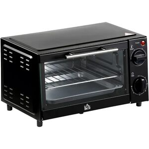 HOMCOM 9 L Mini Oven black 20.0 H x 35.0 W x 24.6 D cm