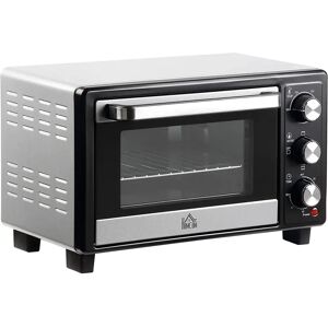 HOMCOM 16 L Mini Oven black 28.1 H x 44.0 W x 32.0 D cm