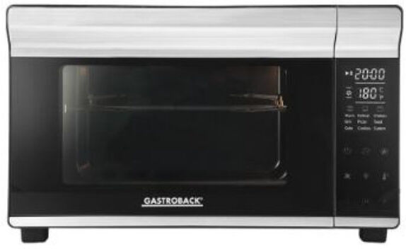 Gastroback Design Convection Toaster Oven with Rotisserie Silver;Black