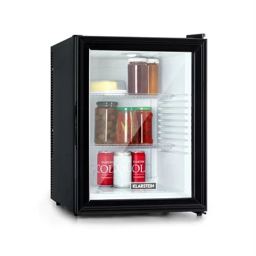 Klarstein Brooklyn 42 L Mini Fridge Klarstein Colour: Black/White  - Size: 74cm H X 54cm W X 54cm D Klarstein Brooklyn 42 L Mini Fridge Klarstein Colour: Black/White  - Size: 74cm H X 54cm W X 54cm D