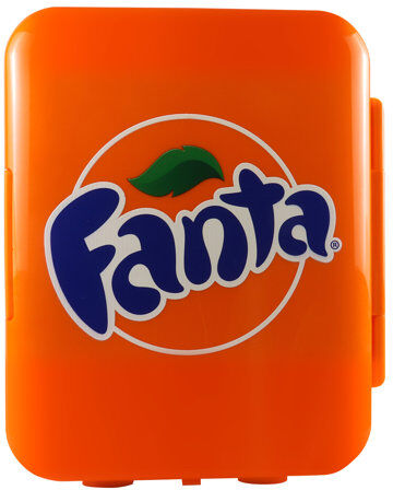 KoolatronEurope Coca Cola Fanta Portable 4L Mini Fridge KoolatronEurope  - Size: 5519cm H X 21cm W X 500cm D KoolatronEurope Coca Cola Fanta Portable 4L Mini Fridge KoolatronEurope  - Size: 5519cm H X 21cm W X 500cm D