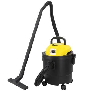 NRG Wet And Dry Vacuum Cleaner, 3 In 1 15L Capacity Vacuum Cleaners With Blowing Fuction & Powerful Suction Include Floor Brush Crevice Tool 1250W black/brown/yellow 30.0 H x 38.0 W x 38.0 D cm
