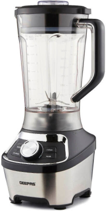 GEEPAS Electric Jug Blender Smoothie Maker, 1200W Black;Silver 1.8ml