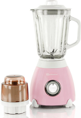 SQ Professional Dainty Luminate Blender & Grinder SQ Professional Colour: Pink  - Size: 21cm H X 23cm W X 8cm D SQ Professional Dainty Luminate Blender & Grinder SQ Professional Colour: Pink  - Size: 21cm H X 23cm W X 8cm D