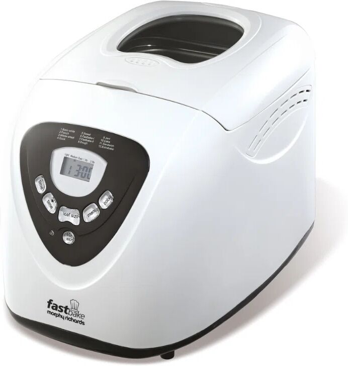 Morphy Richards Fastbake Breadmaker white 0.32 H x 31.1 W x 48.2 D cm