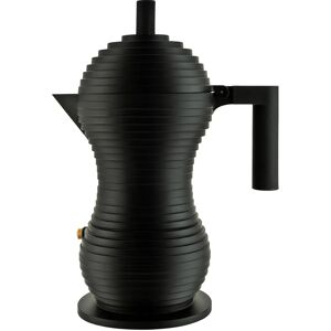 Alessi Pulcina Aluminium Casting Espresso Maker black/brown 26.0 H x 20.0 W x 12.0 D cm