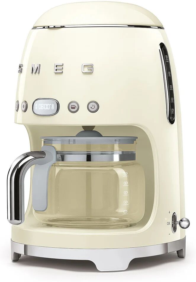 Smeg 50s Style Retro Drip Coffee Machine brown 36.1 H x 24.5 W x 25.6 D cm