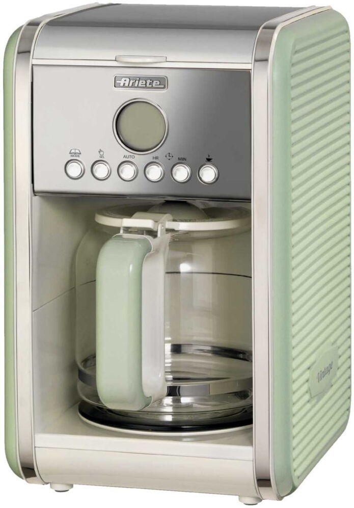 Ariete Vintage 12 Cup Filter Coffee Machine Green 2.8L