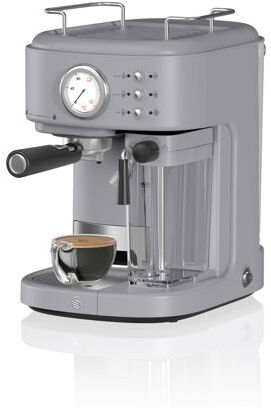 Swan Semi Auto Espresso & Coffee Machine Swan Colour: Grey Swan Semi Auto Espresso & Coffee Machine Swan Colour: Grey