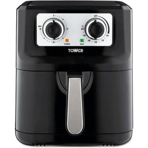 Tower Vortx Manual Air Fryer, 5L, Black black 32.1 H x 33.0 W x 26.0 D cm