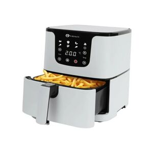 PureMate 5.5 L Digital Air Fryer with Timer and Low Fat Oil Free white 35.0 H x 30.0 W x 32.0 D cm
