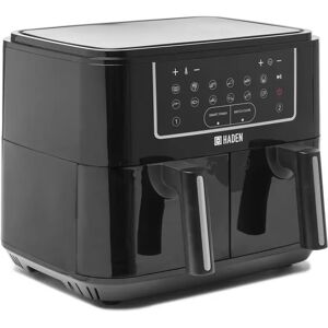 Haden Dual Air Fryer - Easy To Use Smart Finish Technology - 9l Capacity - 12 Auto Cooking Programs black 33.0 H x 39.0 W x 40.0 D cm