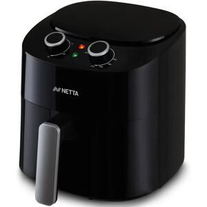 Netta 4.2l Air Fryer - Adjustable Temperature Control And Timer - Removable Shelf - Rapid Air Circulation - Healthier Oil-free Cooking At Home - 1300w black 34.0 H x 26.0 W x 27.0 D cm